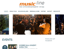 Tablet Screenshot of musicline.ch